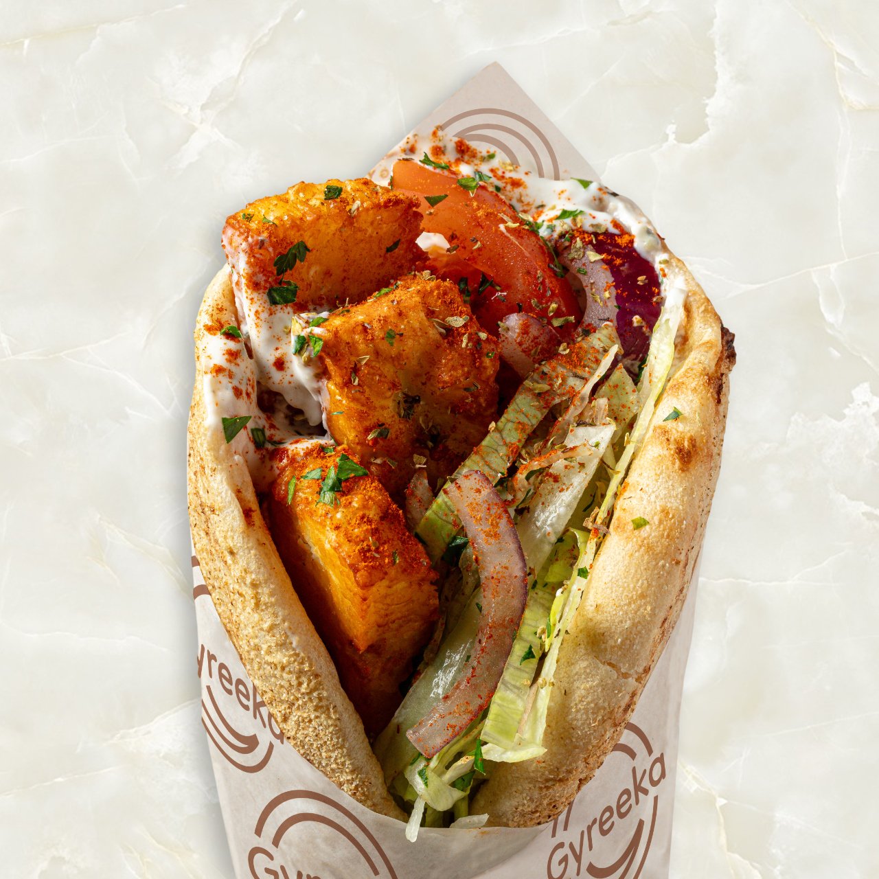 Halloumi Souvlaki Wrap 1