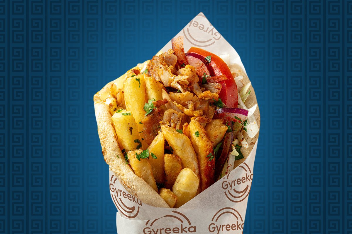 Light Chicken Gyros Wrap